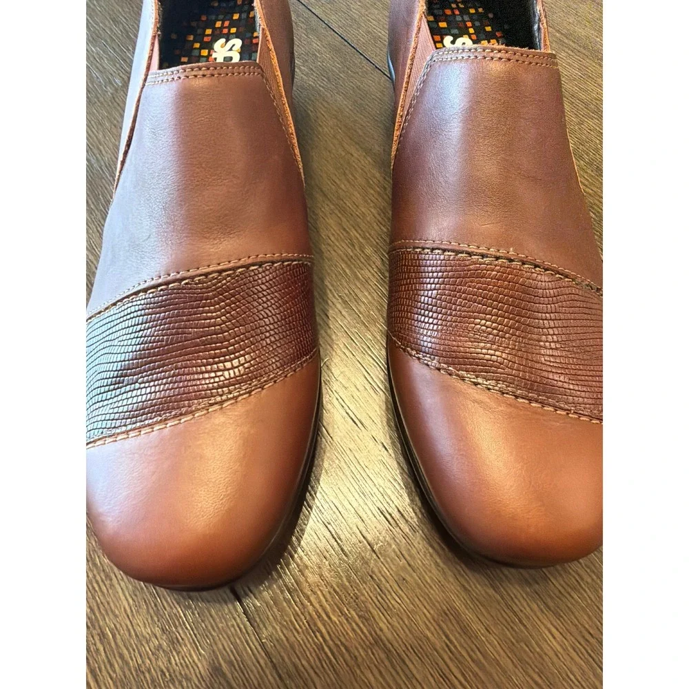 SAS Shoes Brown Leather Slip On Loafers Mens Comfort Triad Walkers Size‎ 12